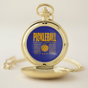 Pickleball Spirit - Leave It All On The Court Pocket Watch
