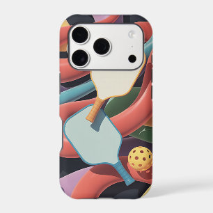Pickleball Sports Club Paddle Duo Design iPhone 17 Pro Case