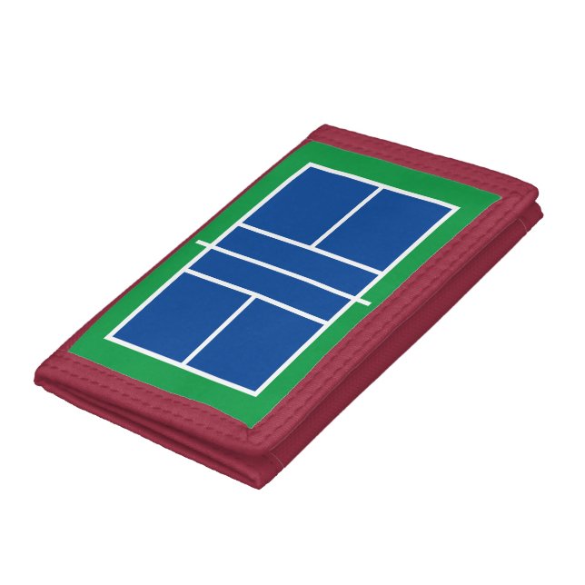 Pickleball sports court custom Velcro wallet (Bottom)