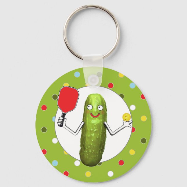 Pickleball Sports Keychain (Front)