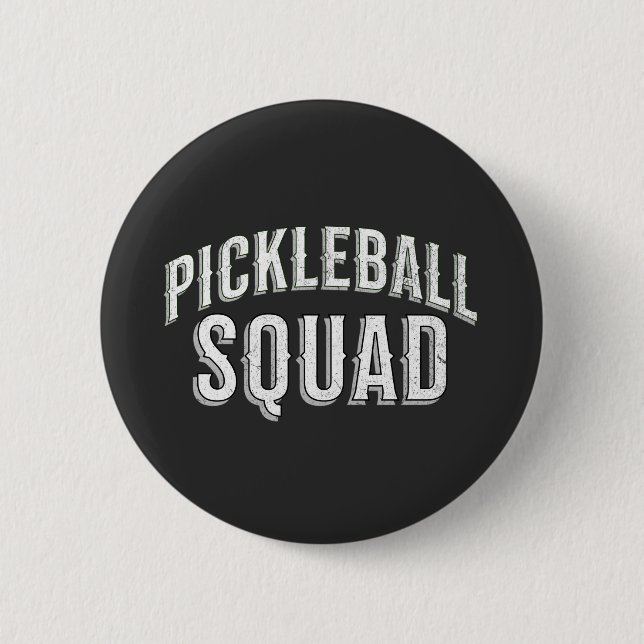 Pickleball Squad Team Tournament Button (Front)