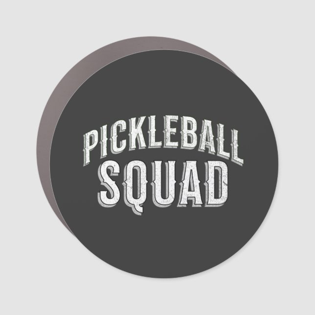 Pickleball Squad Team Tournament Car Magnet (Front)