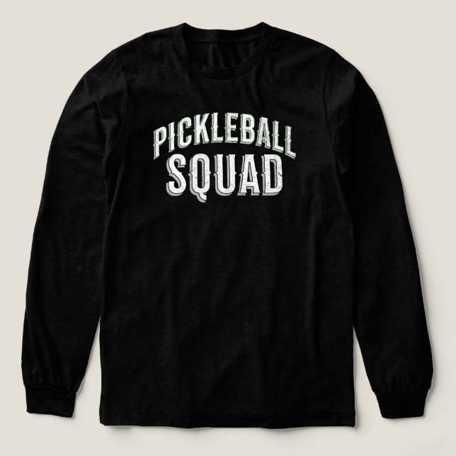 Pickleball Squad Team Tournament Tri-Blend Shirt (Design Front)