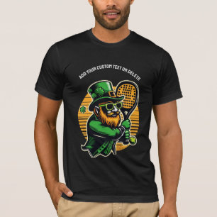 Pickleball St. Patrick's Day Paddleball Sports T-Shirt