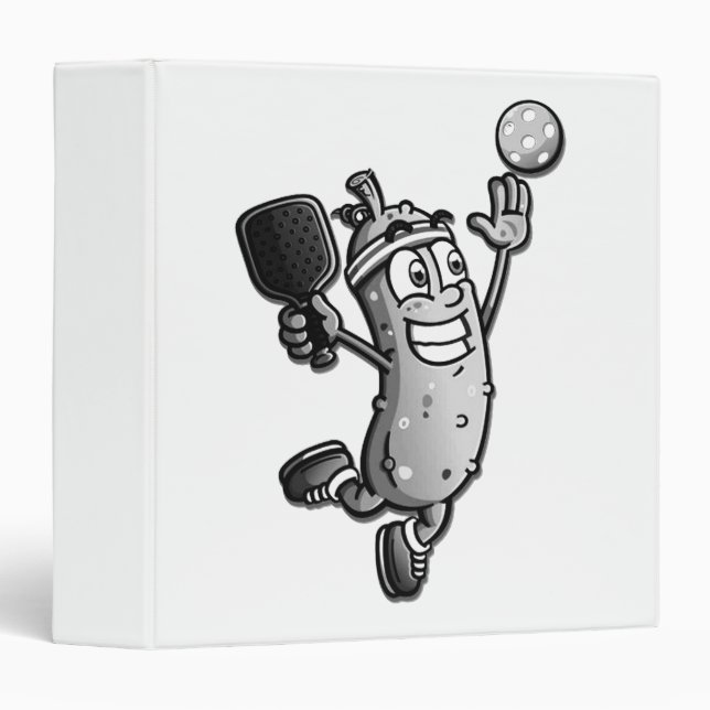 Pickleball Star 3 Ring Binder (Front/Spine)