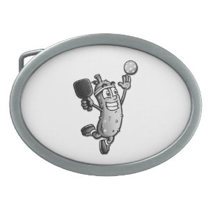 Pickleball Star Belt Buckle