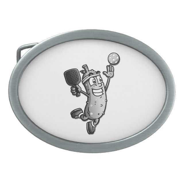 Pickleball Star Belt Buckle (Front)