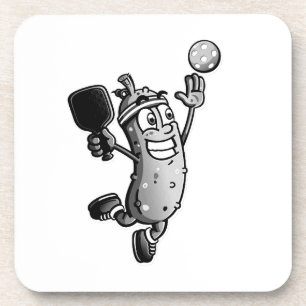 Pickleball Star Beverage Coaster