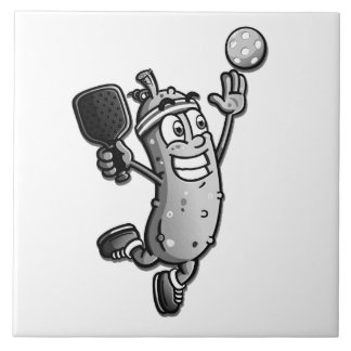 Pickleball Star Ceramic Tile