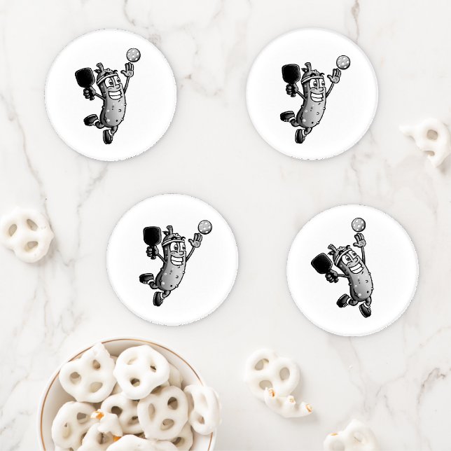 Pickleball Star Coaster Set (In Situ)