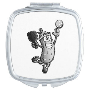 Pickleball Star Compact Mirror