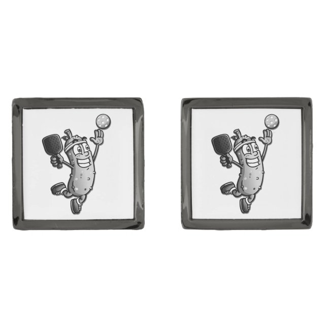 Pickleball Star Cufflinks (Front)
