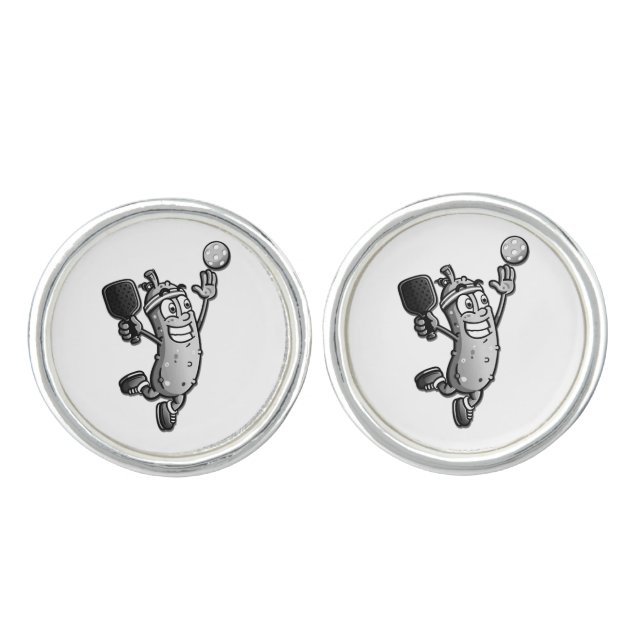 Pickleball Star Cufflinks (Front)