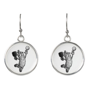 Pickleball Star Earrings