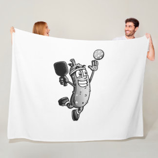 Pickleball Star Fleece Blanket