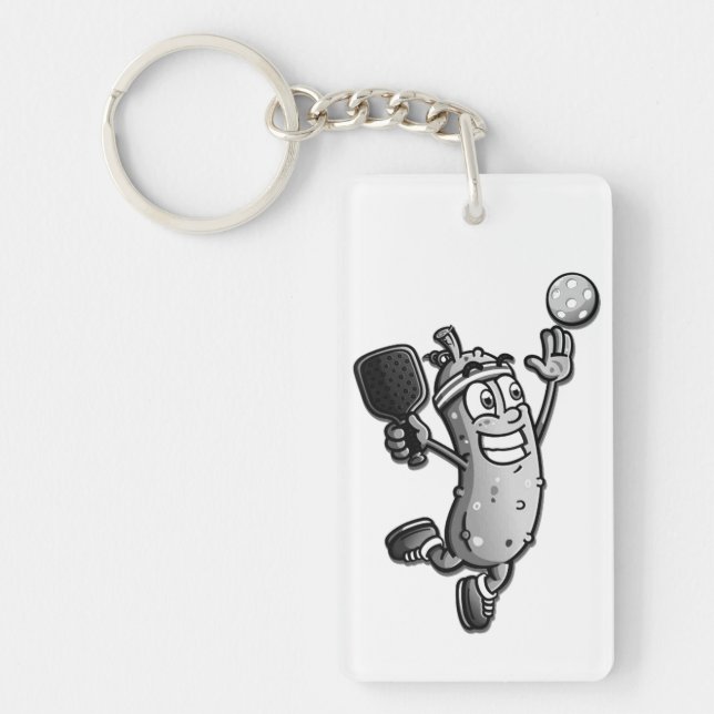 Pickleball Star Keychain (Front)