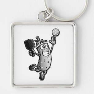 Pickleball Star Keychain