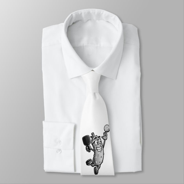 Pickleball Star Neck Tie (Tied)