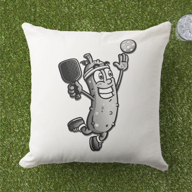 Pickleball Star Outdoor Pillow (Grass)
