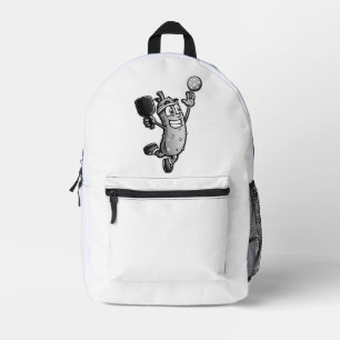 Pickleball Star Printed Backpack