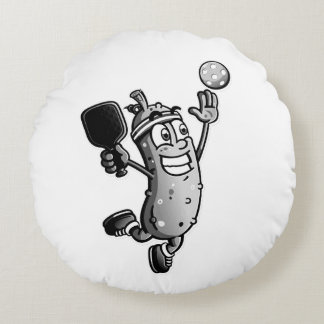 Pickleball Star Round Pillow
