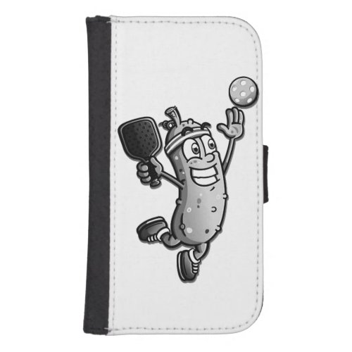 Pickleball Star Galaxy S4 Wallet Case