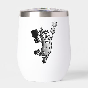Pickleball Star Thermal Wine Tumbler