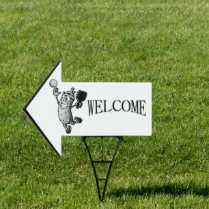 Pickleball Star Welcome Sign
