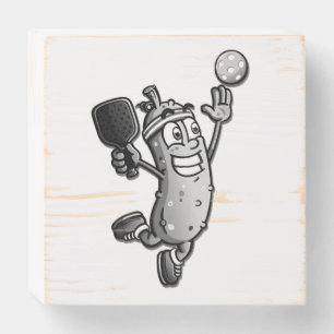 Pickleball Star Wooden Box Sign