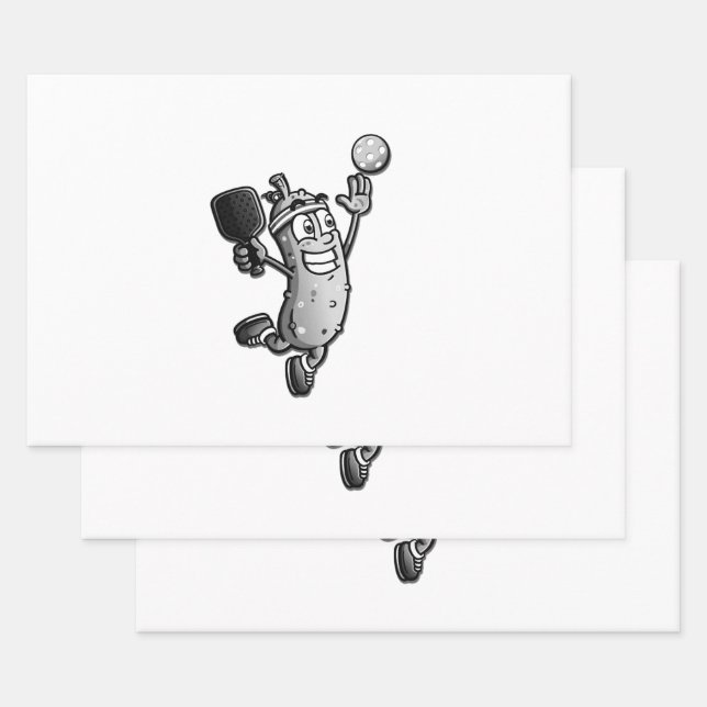 Pickleball Star Wrapping Paper Sheets (Set)