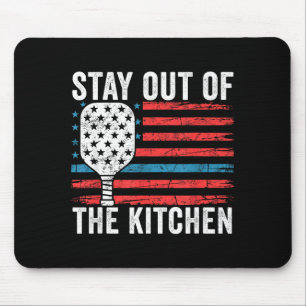 Pickleball stay out of the kitchen funny rule quot mouse pad