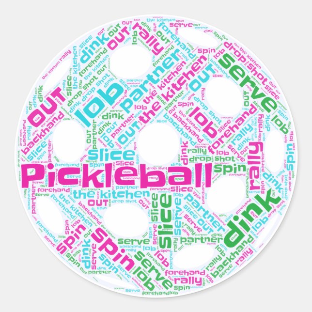 Pickleball Sticker (Front)