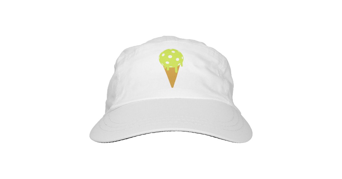 Pickleball Summer Ice Cream Cone Hat Zazzle