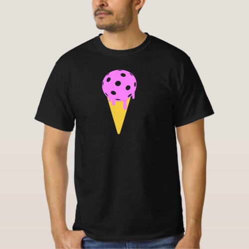PickleBall Summer Ice Cream Cone T_Shirt