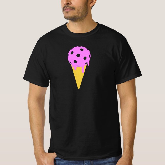 PickleBall Summer Ice Cream Cone T-Shirt (Front)