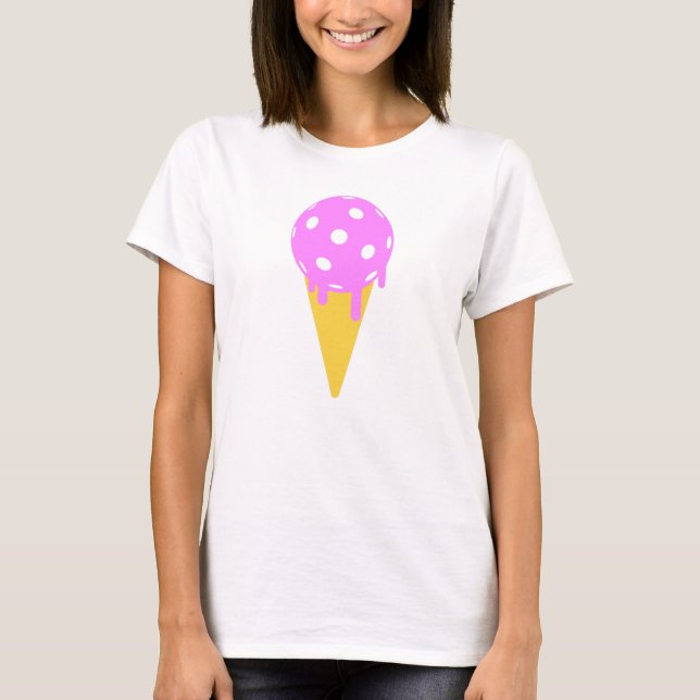 PickleBall Summer Ice Cream Cone Women's T-shirt (Front)