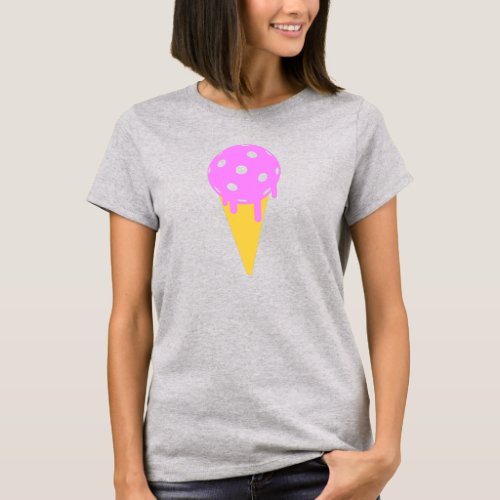 PickleBall Summer Ice Cream Cone Womens Tank Top