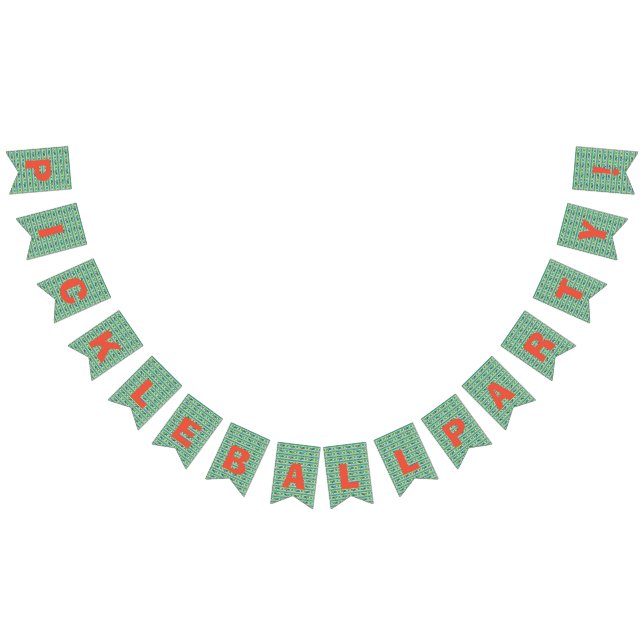 Pickleball Summer, Pickleball Party, Potluck Bunting Flags (All)