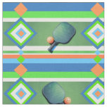 Pickleball Summer Stripes, Pickleball Paddles Fabric