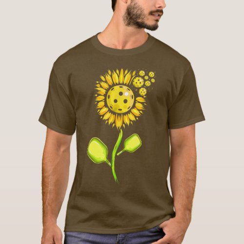 Pickleball SunflowerPickleball  T_Shirt
