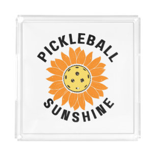 Pickleball sunshine acrylic tray