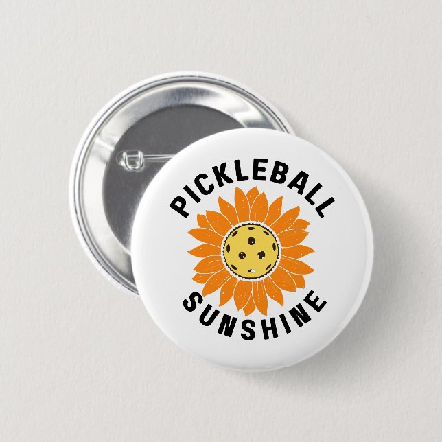 Pickleball sunshine button (Front & Back)