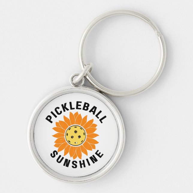 Pickleball sunshine keychain (Front)