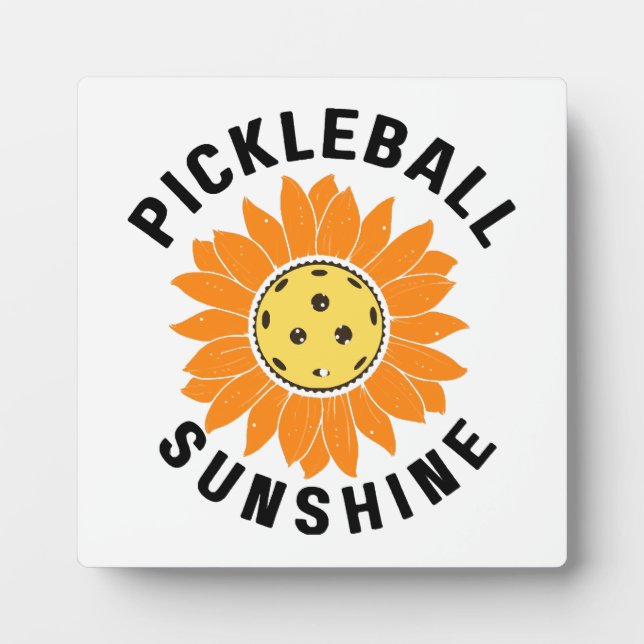 Pickleball sunshine plaque (Front)