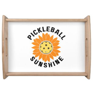 Pickleball sunshine serving tray