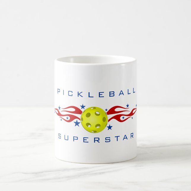Pickleball Superstar Coffee Mug (Center)