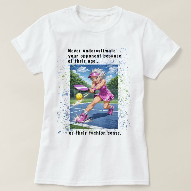Pickleball T-Shirt for Women (Design Front)