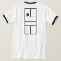 Pickleball T-Shirt - You Are Here on Court