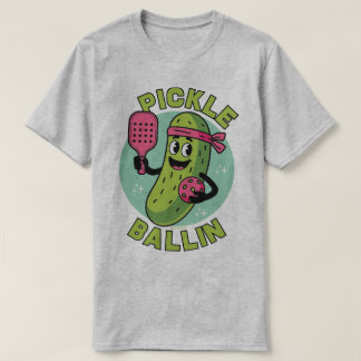 Pickleball T-Shirts for Men Just Pickleballin
