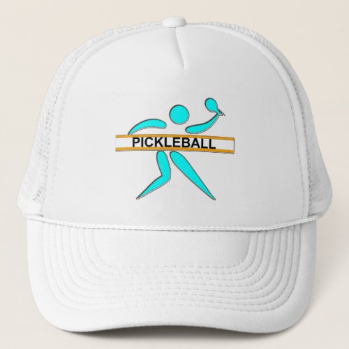PICKLEBALL TEAL TRUCKER HAT
